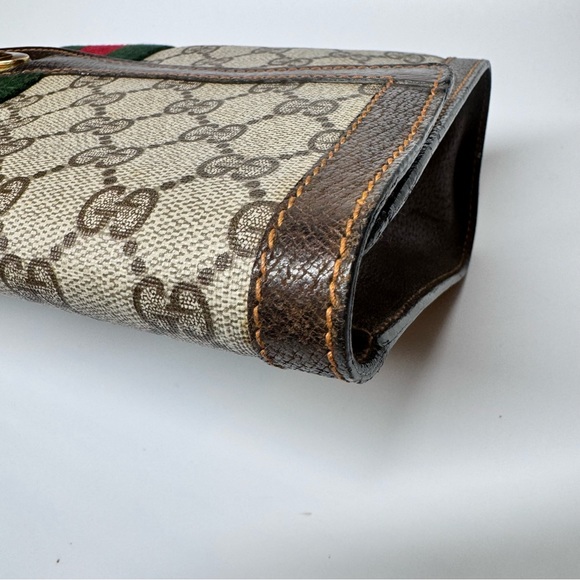 Gucci Ophidia Sherry Line Supreme GG Monogram Clutch Crossbody Bag - Picture 11 of 14